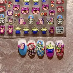 No.846　3D立体　トイストーリー　ネイルシール