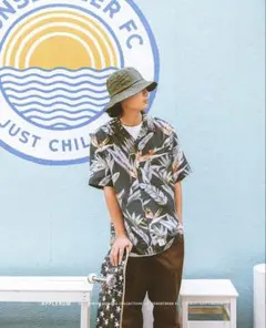 美品】APPLEBUM ビッグスリーブ ストライプ アロハ シャツ XL - メルカリ