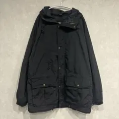 ダンブルック ジャケット フード 長袖 無地 M 黒 ナイロン キャンプ