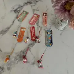 ご当地キティ　ハローキティ マスコット付きストラップ 6個セット