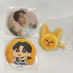 TXT ヨンジュン ファンチュン ヘアクリップ 缶バッジ