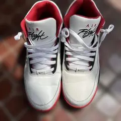 Nike Air Flight スニーカー ホワイト レッドのサムネイル