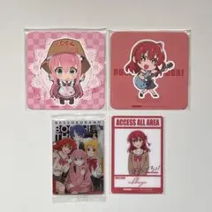 ぼざろ　カフェ　特典　コースター　カード　ウエハース　ひとり　喜多　虹夏　リョウ