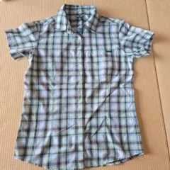 mont-bell チェック柄 半袖シャツ Mサイズのサムネイル