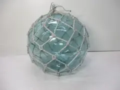 ガラス浮き玉 ガラス浮き球 網付き 漁具 インテリア 径30cm ビンテージ