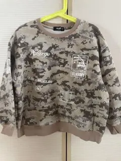 【XLARGE KIDS】 迷彩柄スウェット130cm