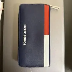 TOMMY JEANS ラウンドファスナー長財布 ネイビーのサムネイル