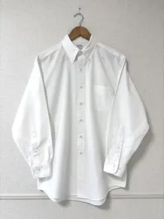 Brooks Brothers 346 オックスフォードBDシャツ 白