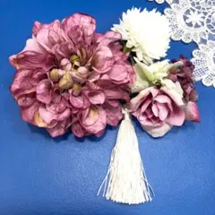 髪飾り　ヘアアクセサリー　ダリアセット　卒業式　成人式　結婚式　和装