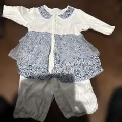 花柄ロンパース 50-60cm