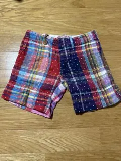 デニム＆ダンガリードットチェックショートパンツ130gotohollywood