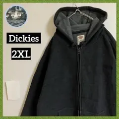 ディッキーズオーバーサイズ刺繍ロゴ袖太スウェットパーカーフーディートレーナー長袖のサムネイル