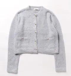 【レディース秋冬】アースミュージック★キラキラシャギーカーディガン★フリー