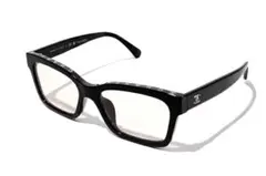 CHANELシャネル メガネフレーム 3230 c.1333 ブラック×ベージュ - メルカリ