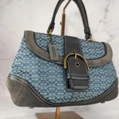 極美品】コーチ ショルダーバッグ タビー リパーパス Cロゴ デニム