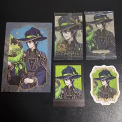 ツイステ　マレウス　ポストカード＆ウエハースカード＆ぱしゃこれ＆ぺたコレクション