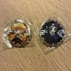 ぴた！でふぉめ 鬼滅の刃 無限城編 アクリルめじるしマスコット 善逸&獪岳セット