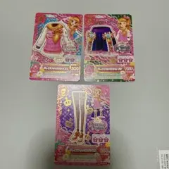 アイカツ 衣装カード 3枚セット キュートタイプ 大空あかり