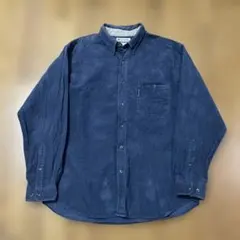 ま*ス様 Columbiaコロンビア　ネイビーコーデュロイ長袖ボタンダウンシャツ