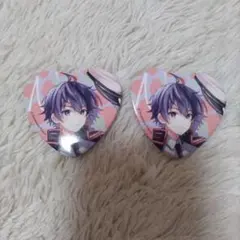 最終価格　すとぷりななもり。ハート缶バッチマリン2つセット