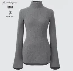UNIQLO 3Dリブハイネックセーター