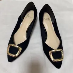 REZOY ブラック　ヒール　パンプス 23.5cm