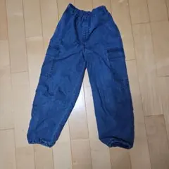 UNIQLO KIDS デニムカーゴパンツ 140cmのサムネイル