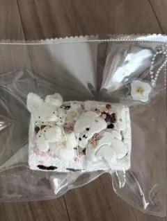 新作未使用！ダンフォン　ホワイトチョコ断面ケーキ　ウサギ　クマ