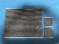 ランチョンマットセット 黒白幾何学模様