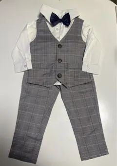 男の子 スーツ 4点セット キッズ フォーマル 結婚式 入学式 卒園式 90