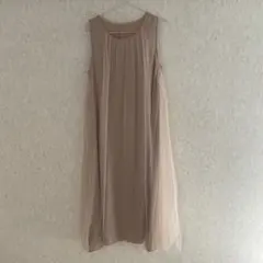 ノースリーブ ロングワンピース 154-162