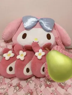 激レア！希少！平成♡マイメロディ♡まんまるクッション 楽天市場】 マイメロディ クッション ふわむにゅまんまる 大きなサイズ