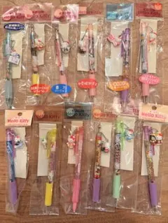 ご当地キティボールペン10本シャープペン2本セット