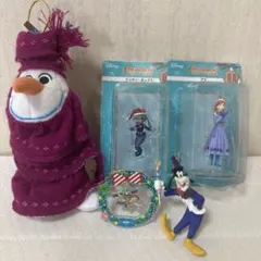 ディズニー　クリスマスオーナメント６個セット