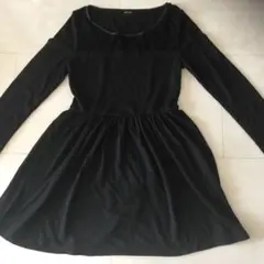 美品・エゴイストの黒ワンピース