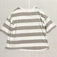 【devirock】ボーダー 5分袖 Tシャツ 150cmのサムネイル