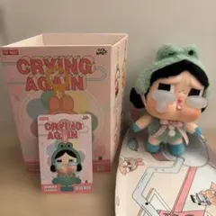 POPMART CRYBABY Crying Again WHAT A FROG