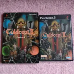 【送料込】PS2「カルドセプトセカンドエキスパンション」と攻略本のセット