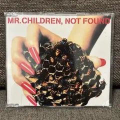 CD シングル 『 NOT FOUND / Mr.Children 』 ミスチル - メルカリ