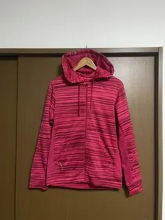 Nike ストライプ フード付きジャケット　ジャージ　ピンク