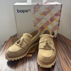 ほ*と様 BAPE シャークソール ブーツ 【 APE ベイプ アベイシングエイのサムネイル