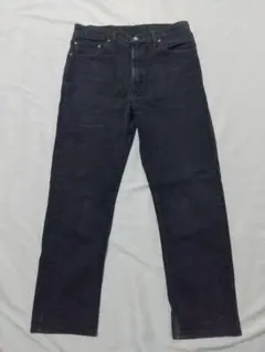 Levi's 505 ブラックデニム 後染め W34 リーバイス サルファ染めのサムネイル