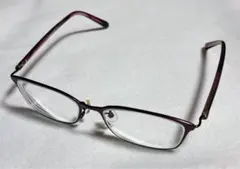 JINS メガネフレーム レッド LMF 17A-058B