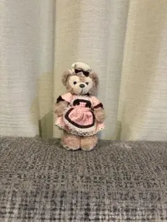 シェリーメイ ぬいぐるみバッジ ピンク エプロン