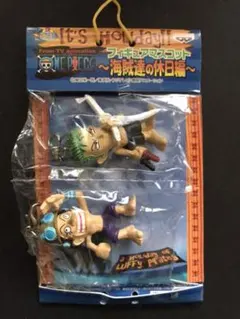 バンプレスト ワンピース フィギュアマスコット 海賊達の休日編 ウソップ ゾロ
