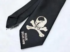 BLACK PEACE NOW ドクロネクタイ 黒 レディース