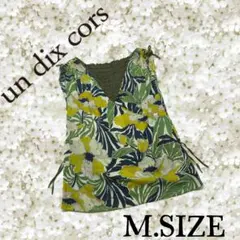 q89〚un dix cors〛 キャミソール 花柄 Mサイズ 未使用のサムネイル