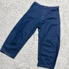 【c7209】デニム　ジーンズ　ダークブルー　大きいサイズ