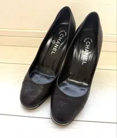 CHANEL バレエシューズ ブラック 36.5 - メルカリ