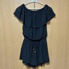 オフショルダー フリル ワンピース